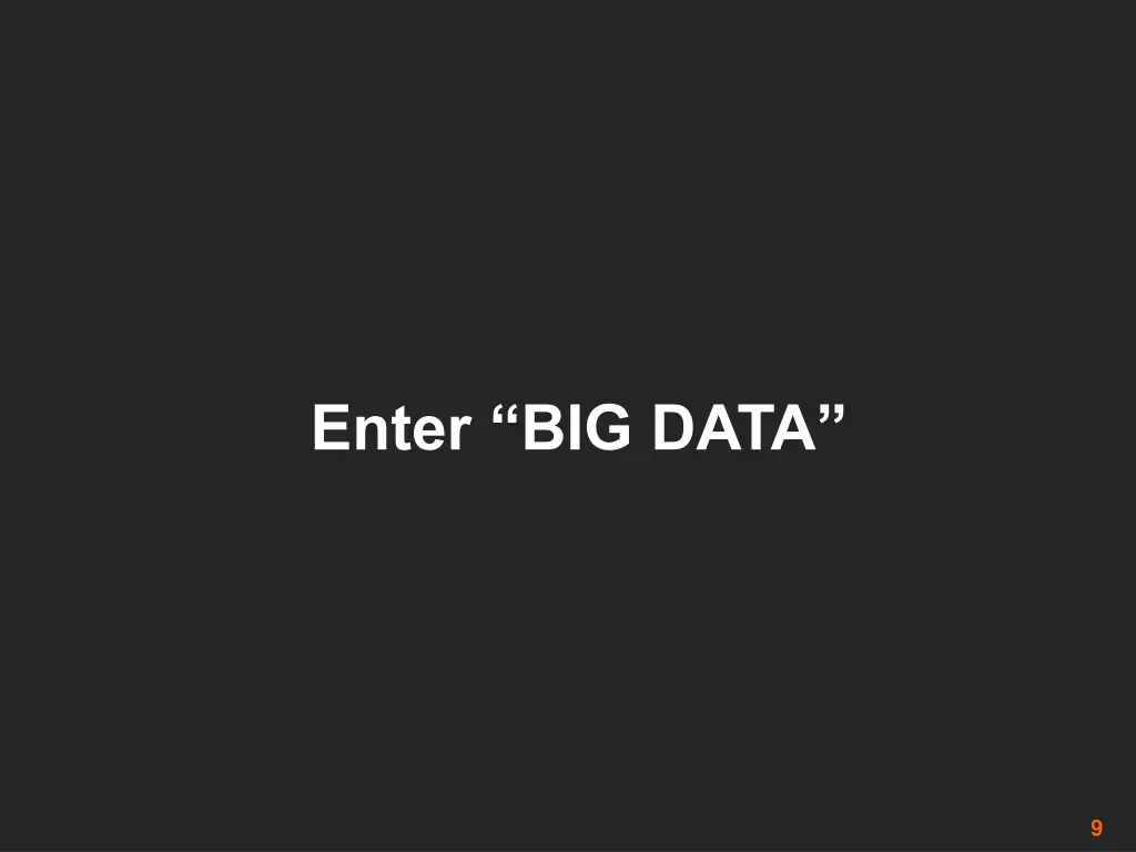 enter big data