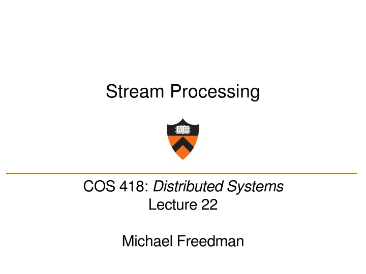 stream processing