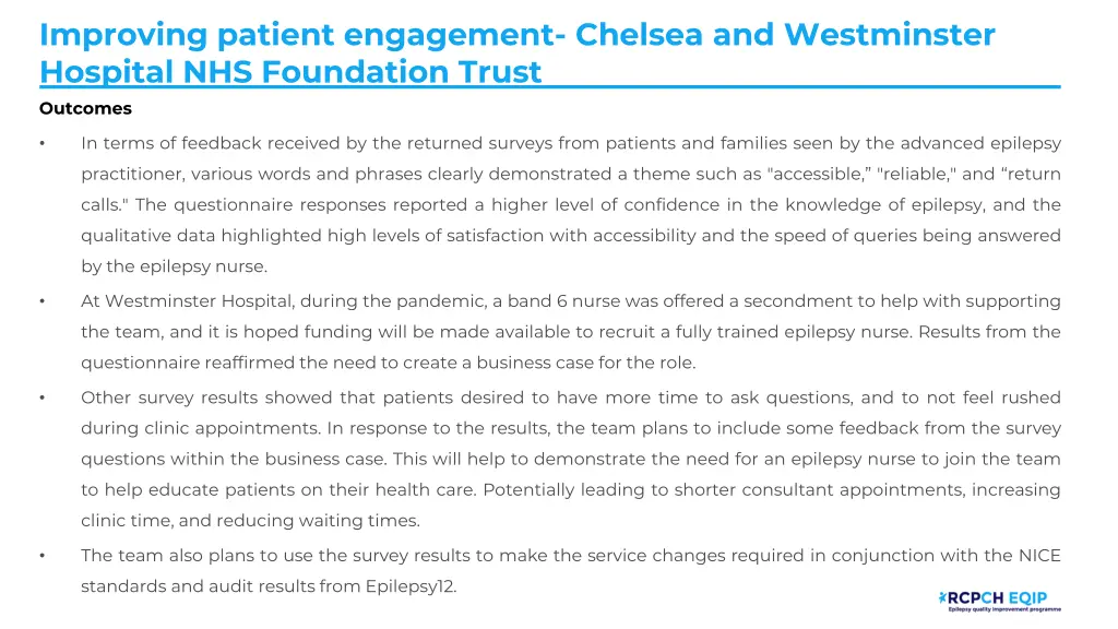 improving patient engagement chelsea 6