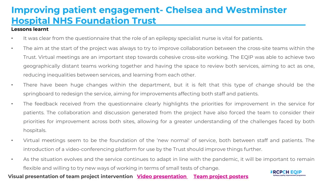 improving patient engagement chelsea 7