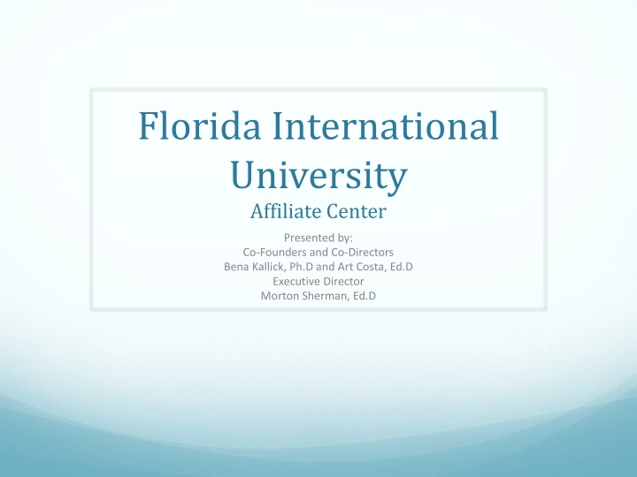 florida international university affiliate center