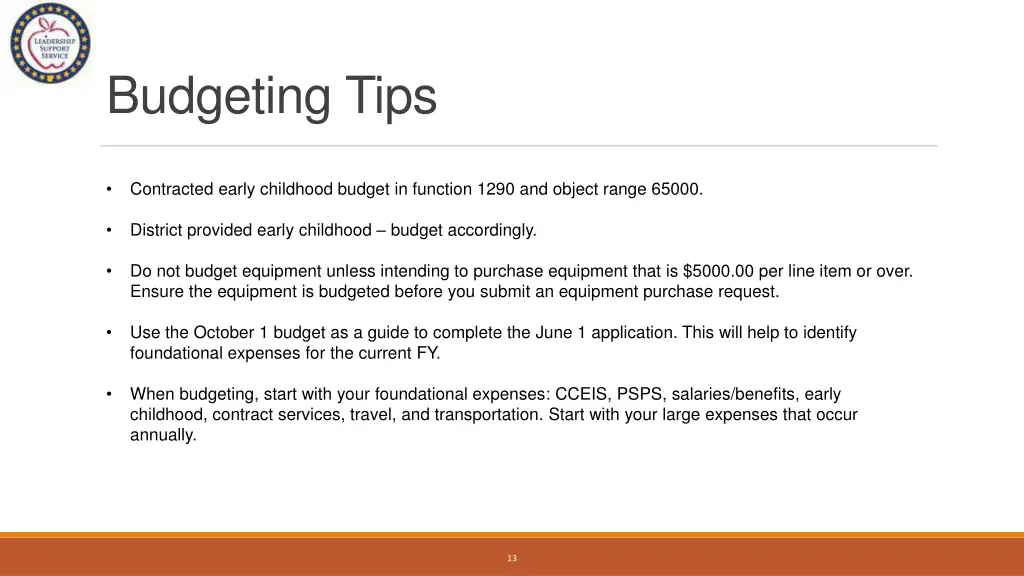 budgeting tips