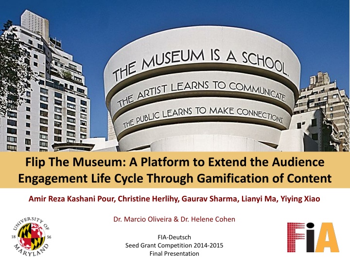 flip the museum a platform to extend the audience