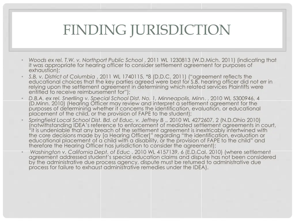 finding jurisdiction