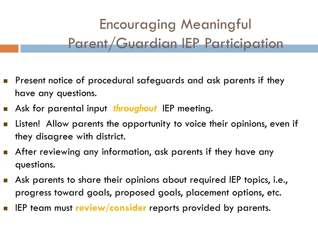 encouraging meaningful parent guardian