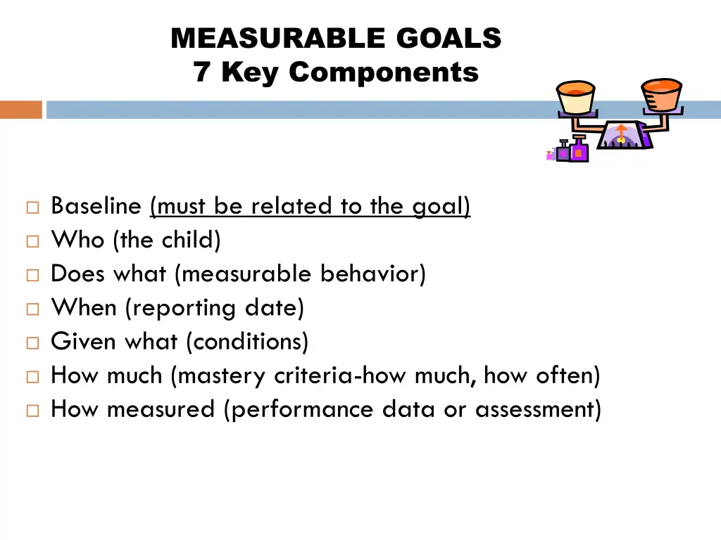 measurable goals 7 key components