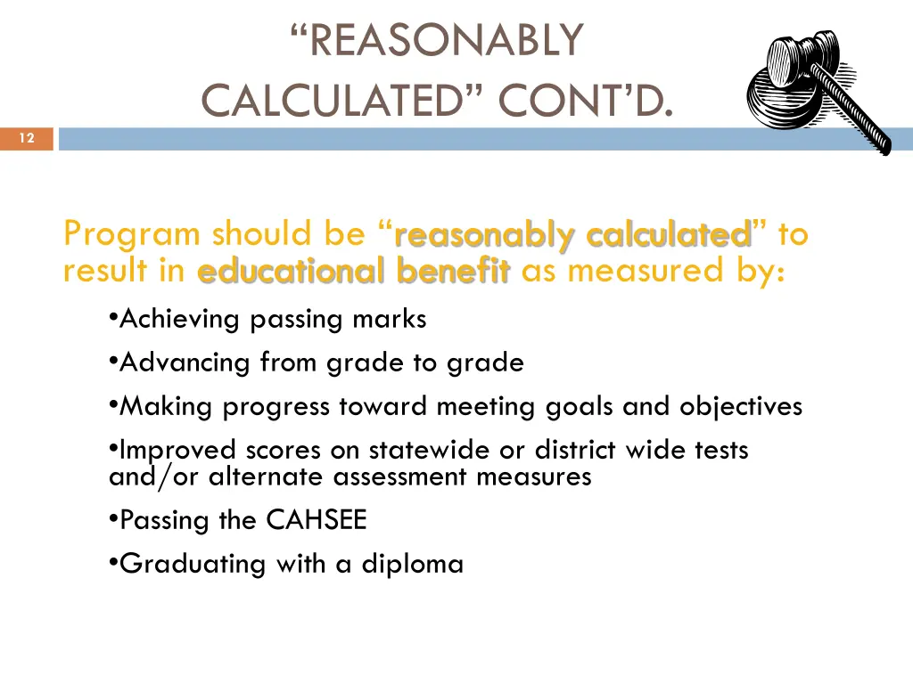 reasonably calculated cont d 1