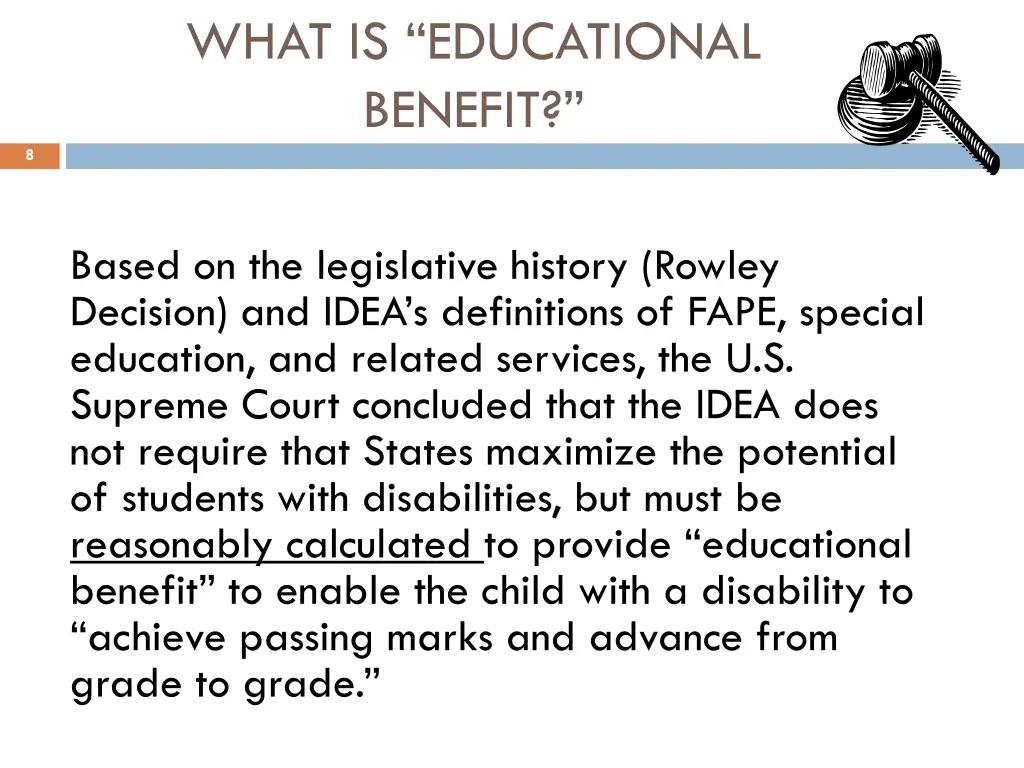 what is educational benefit