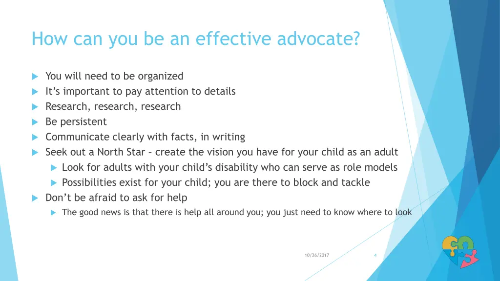 how can you be an effective advocate