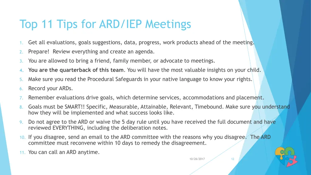 top 11 tips for ard iep meetings