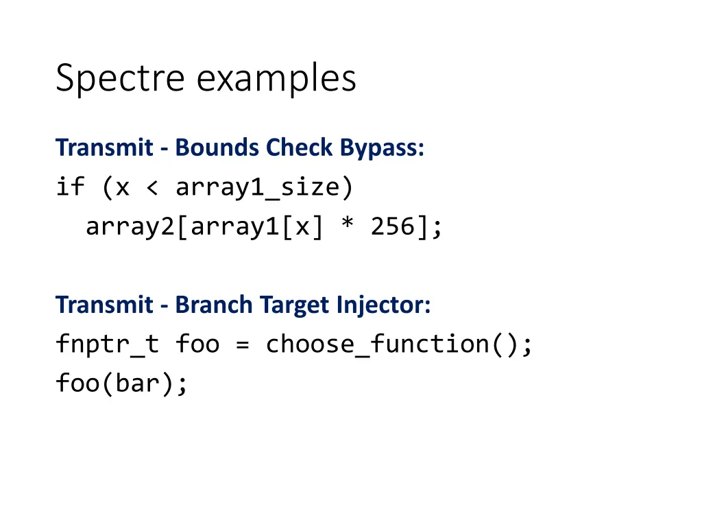 spectre examples 1