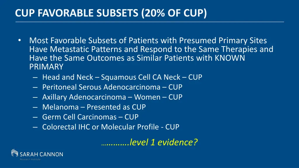 cup favorable subsets 20 of cup