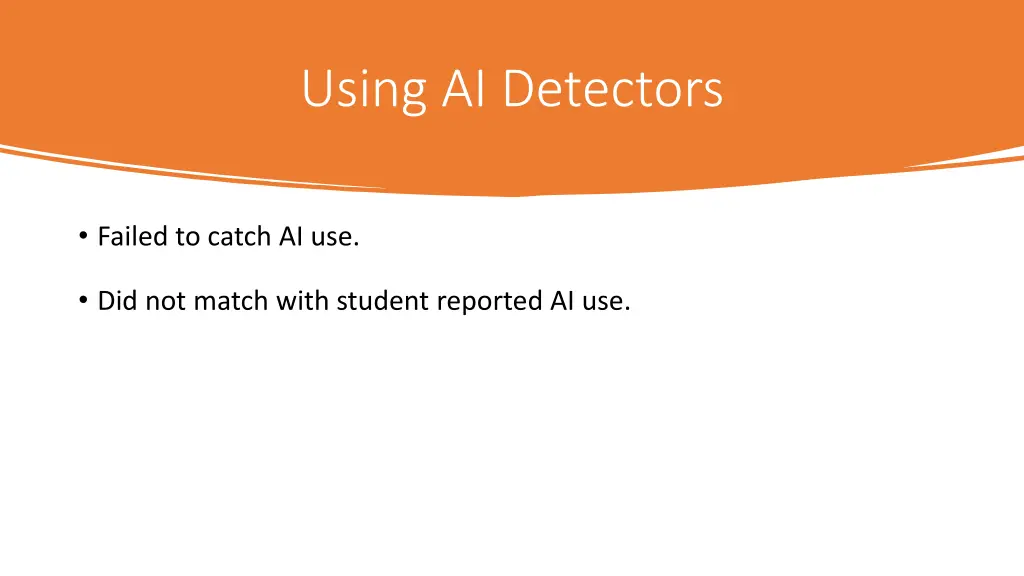 using ai detectors