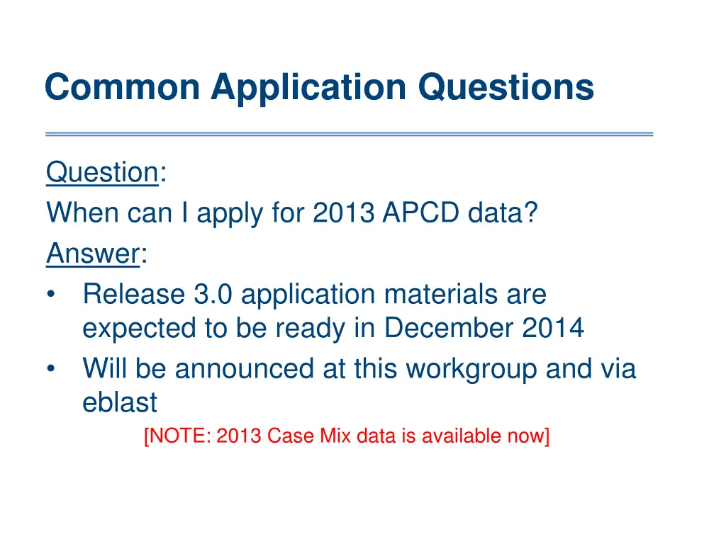 common application questions