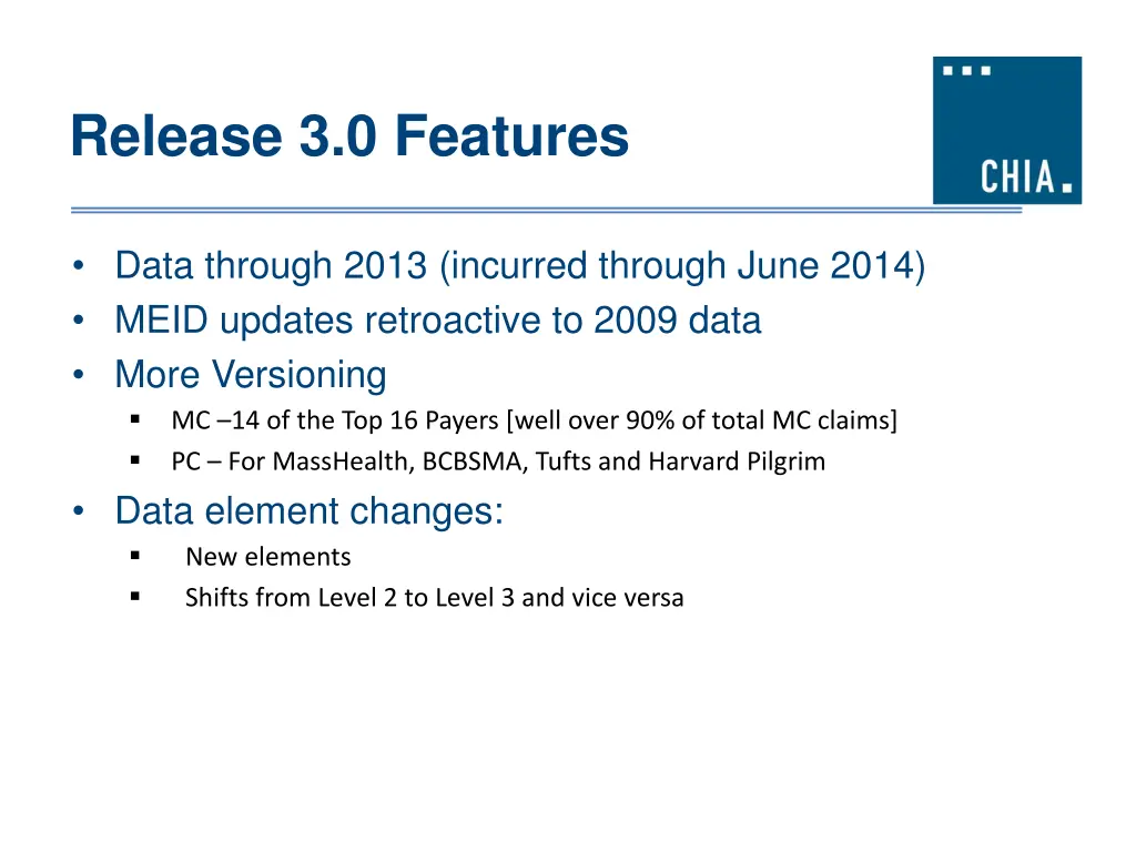 release 3 0 features