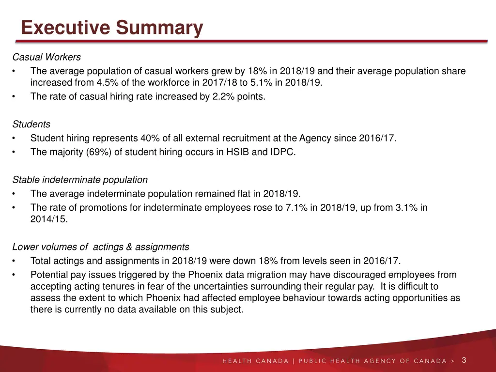 executive summary casual workers the average