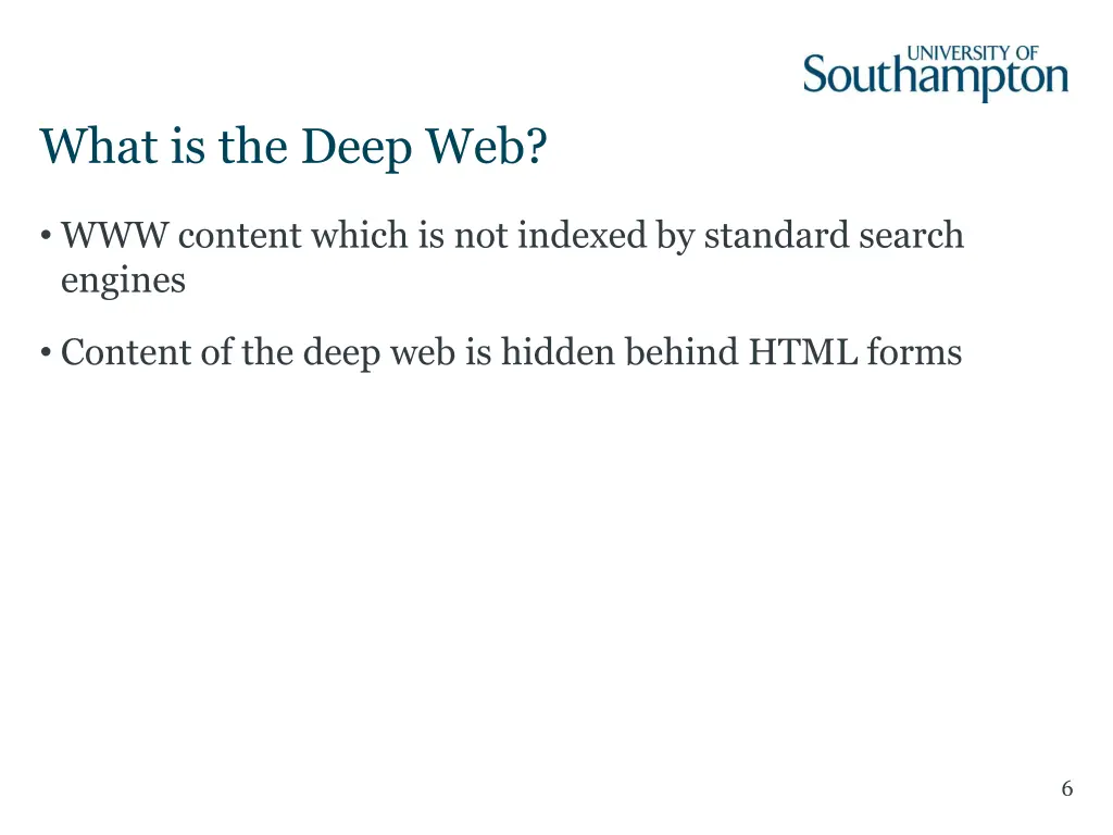 what is the deep web