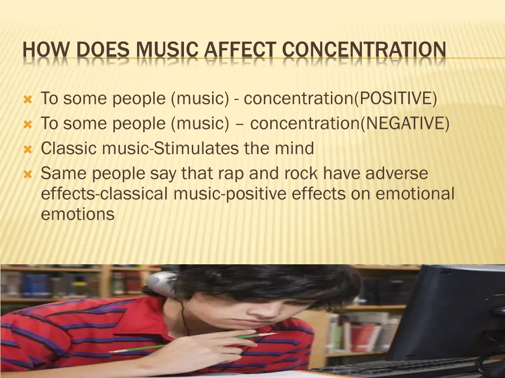 how does music affect concentration