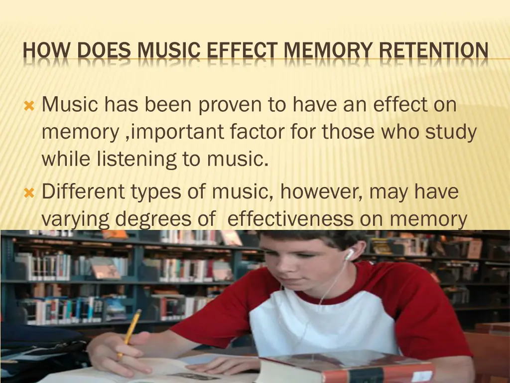 how does music effect memory retention