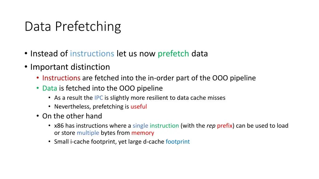 data prefetching 1