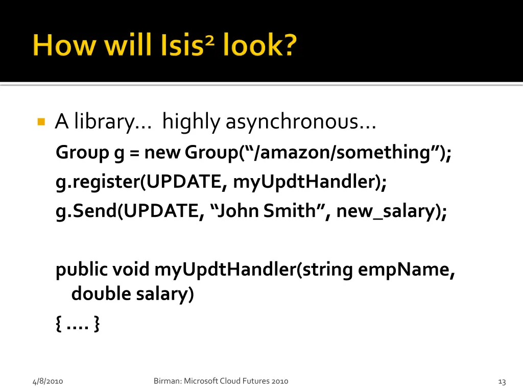 a library highly asynchronous group g new group