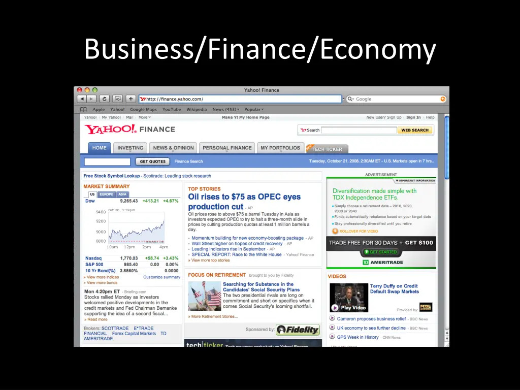 business finance economy