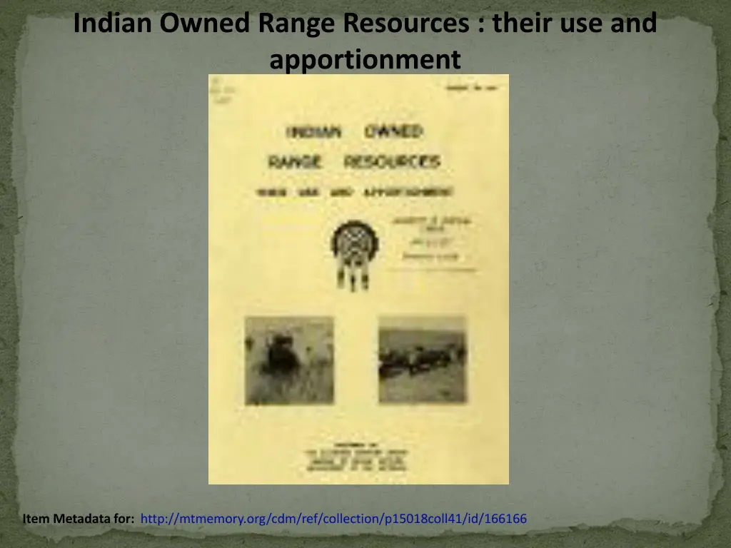 indian owned range resources their