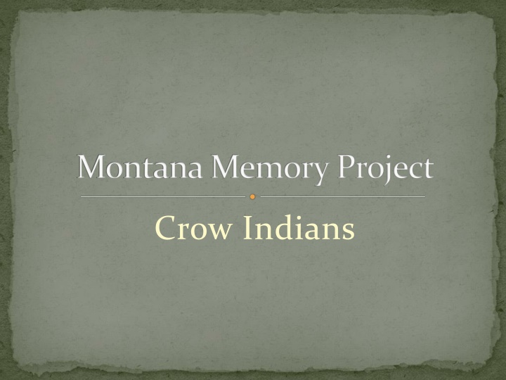 montana memory project