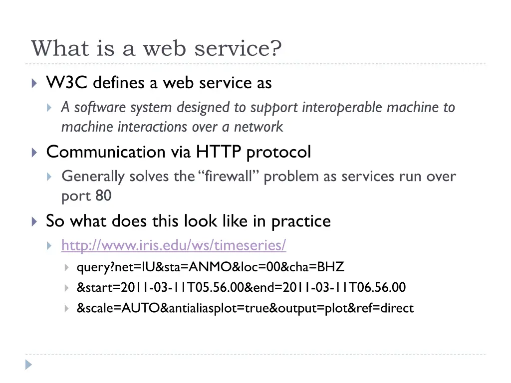 what is a web service