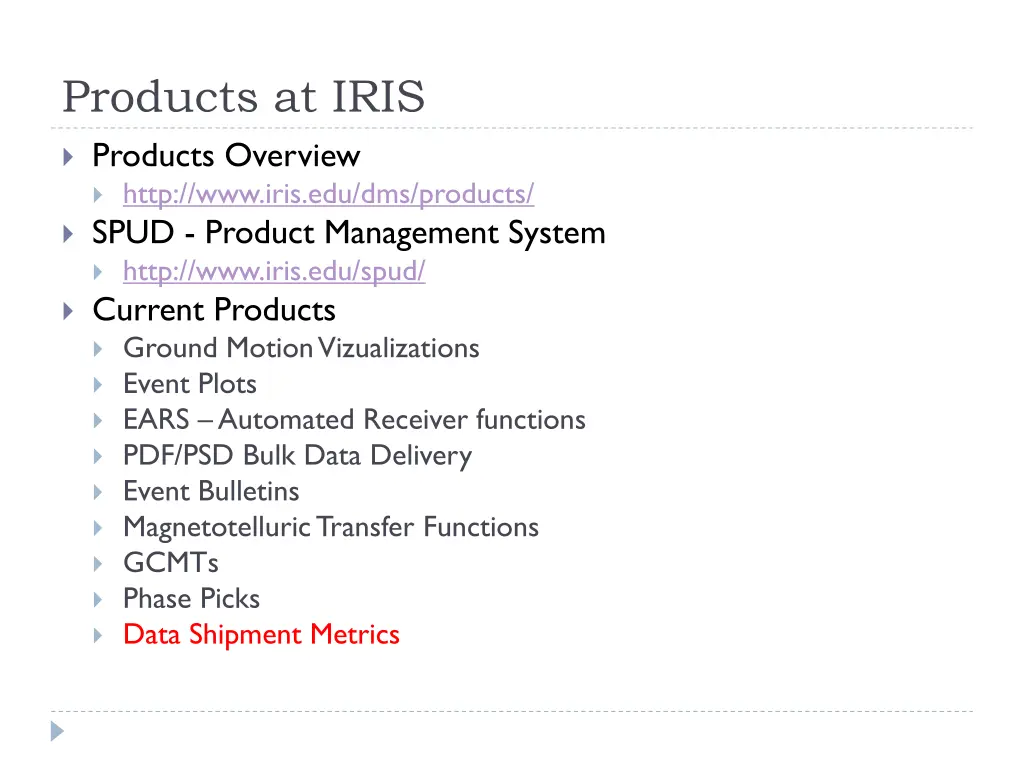 products at iris products overview http www iris