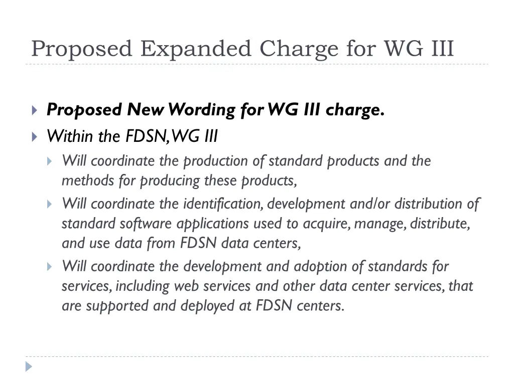 proposed expanded charge for wg iii