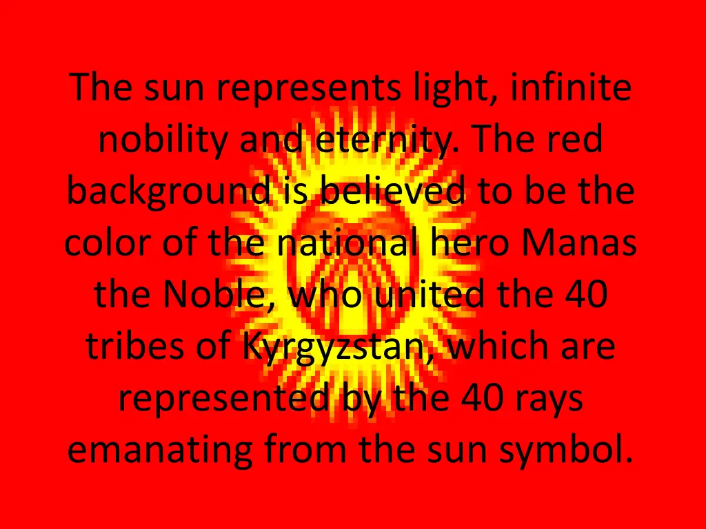 the sun represents light infinite nobility