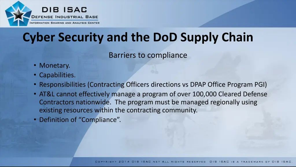 cyber security and the dod supply chain 1