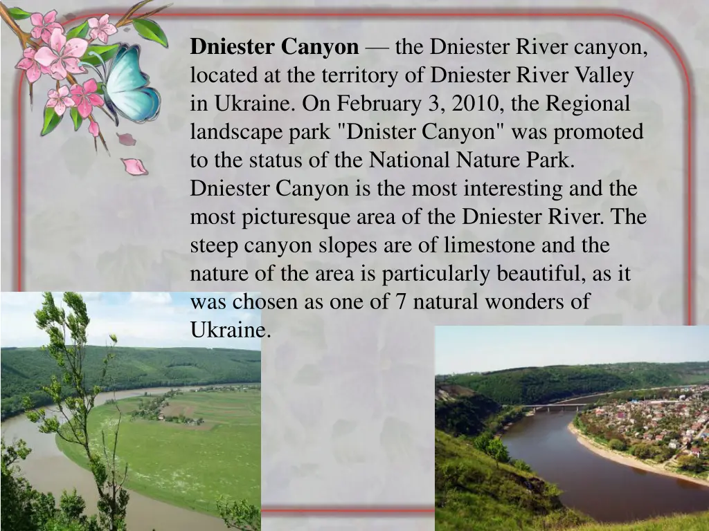 dniester canyon the dniester river canyon located