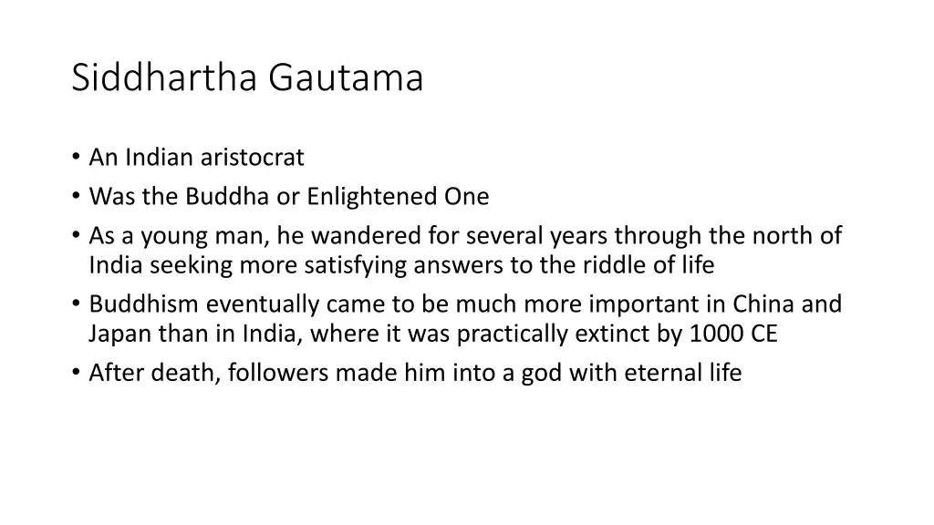 siddhartha gautama