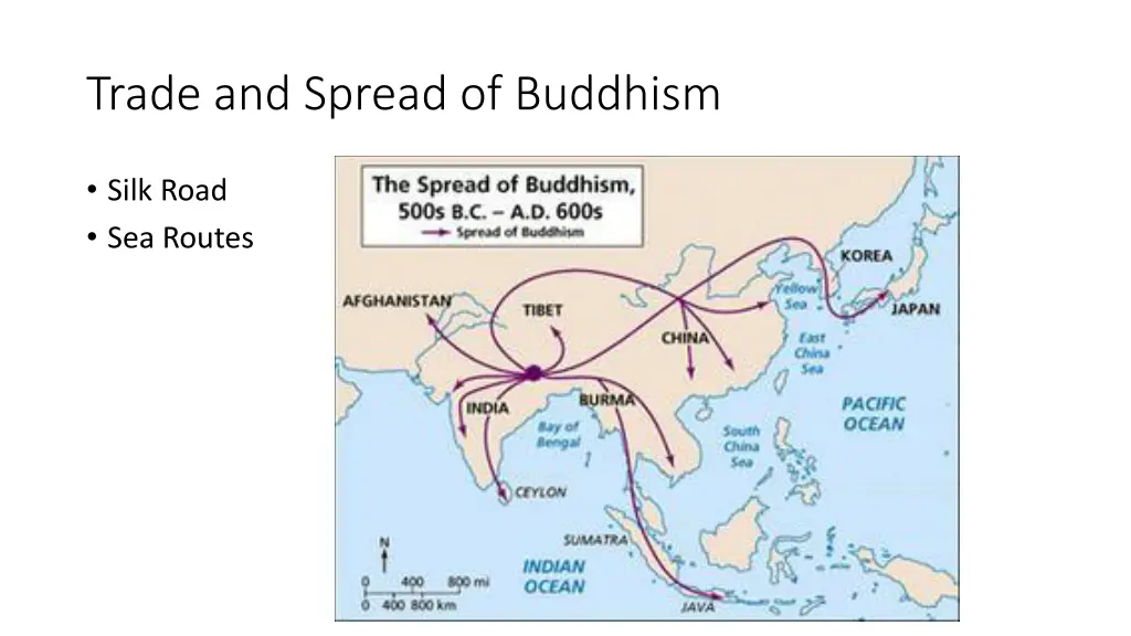 trade and spread of buddhism