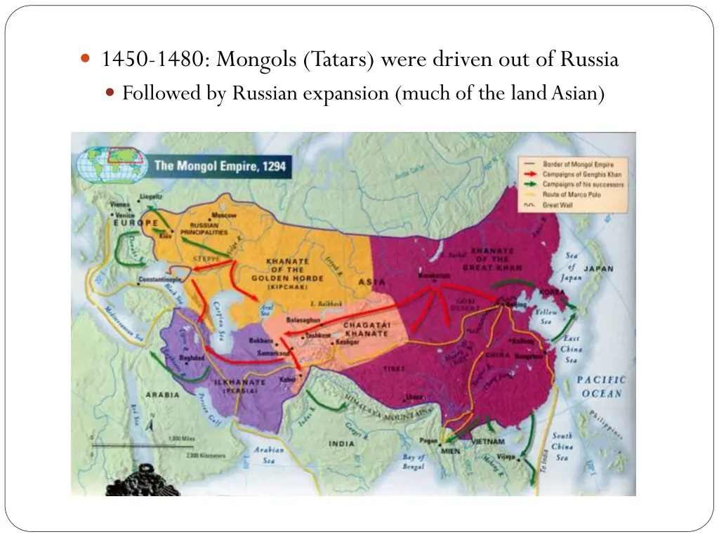 1450 1480 mongols tatars were driven