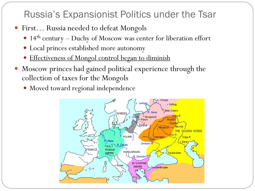 russia s expansionist politics under the tsar