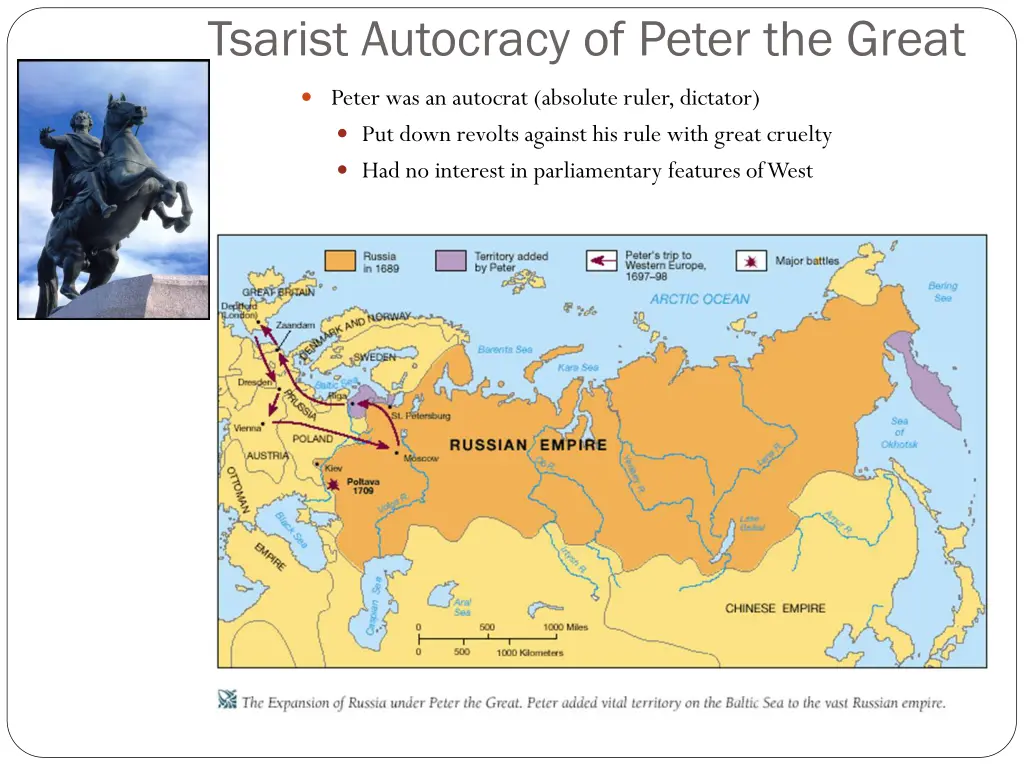 tsarist autocracy of peter the great