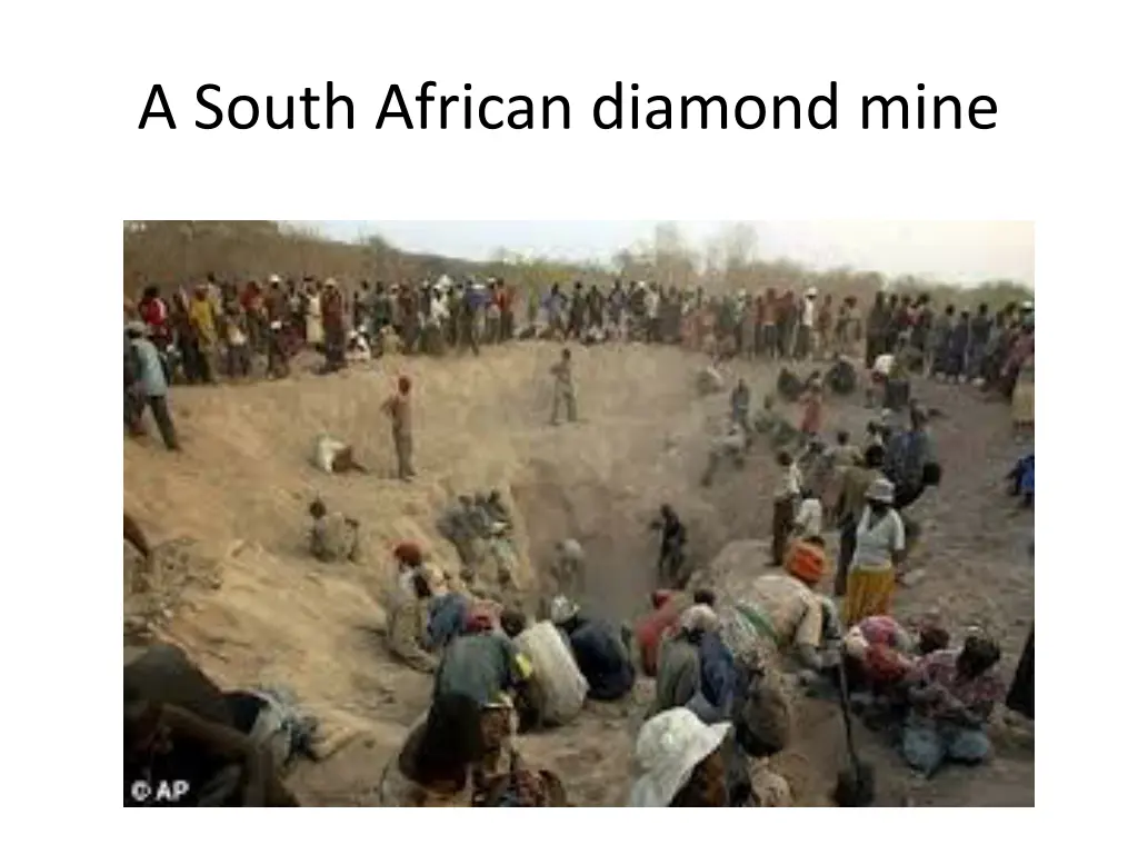 a south african diamond mine