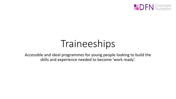 traineeships