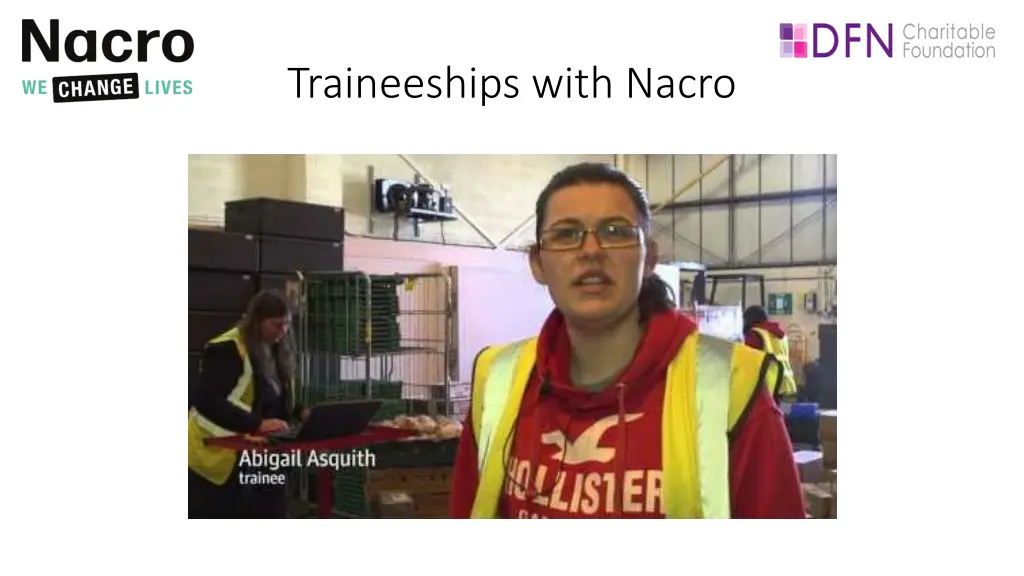 traineeships with nacro