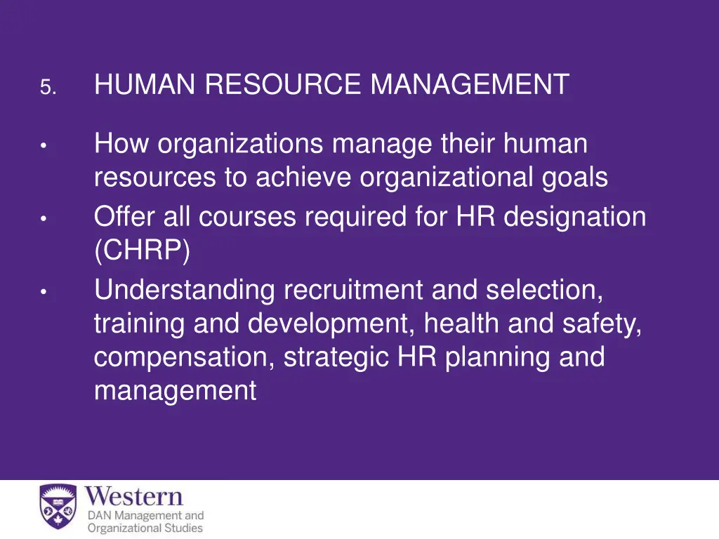 human resource management