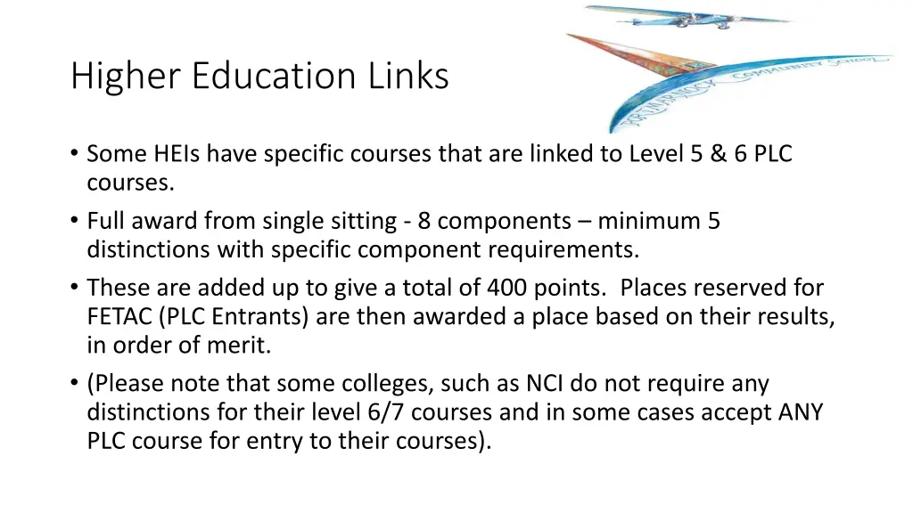 higher education links