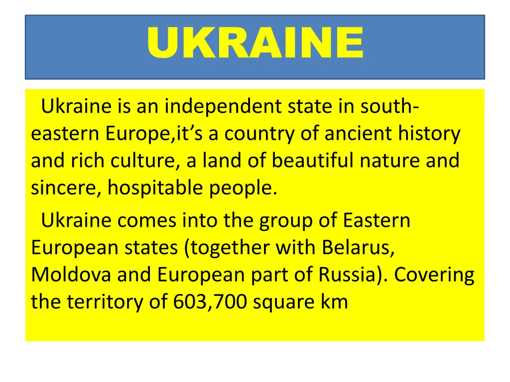 ukraine