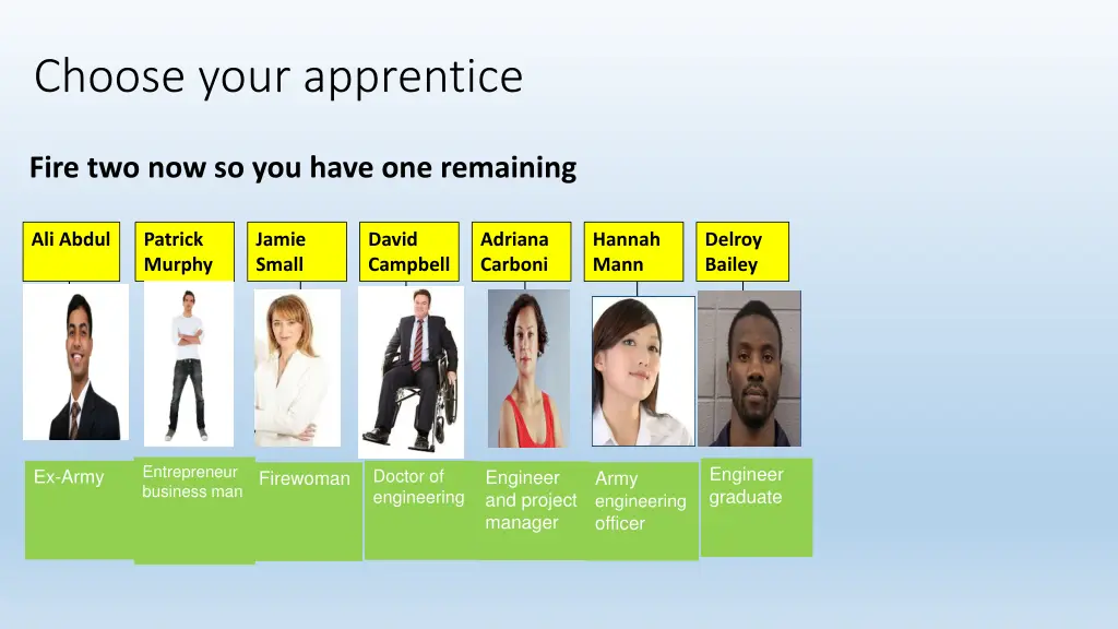 choose your apprentice 6