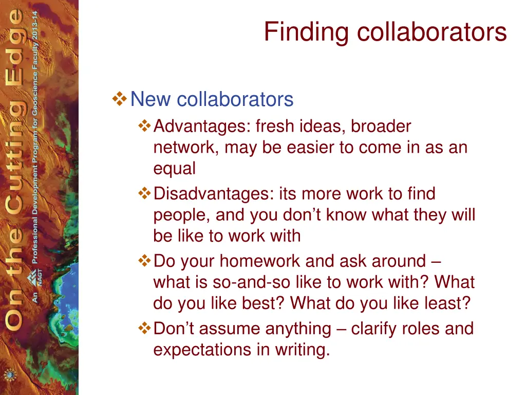 finding collaborators 1