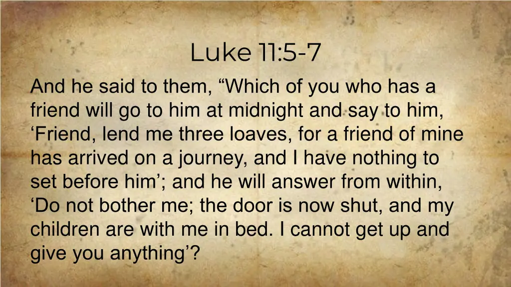 luke 11 5 7