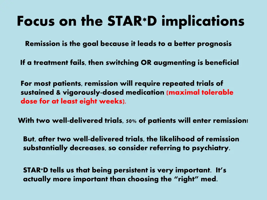 focus on the star d implications