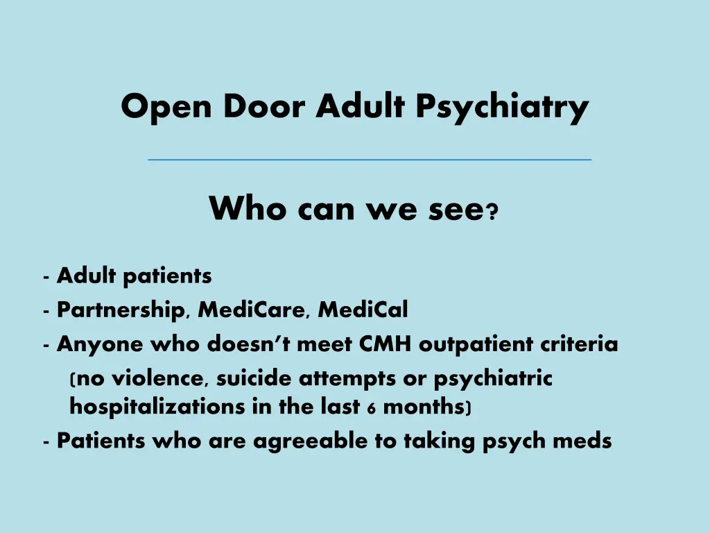 open door adult psychiatry 1